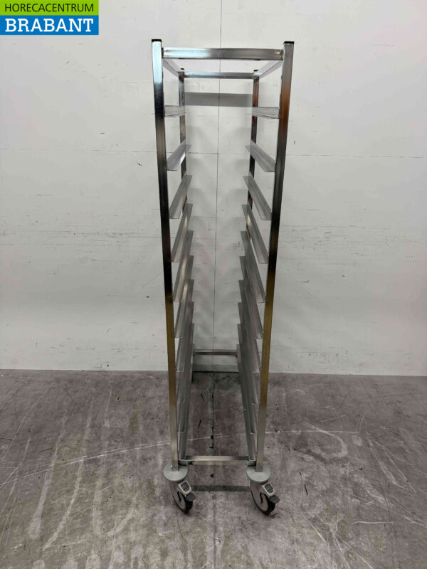 Tablettwagen aus Edelstahl 12 x 1/1 Gastronorm/GN Catering