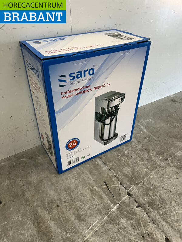 Saro Kaffeemaschine aus Edelstahl mit Thermoskanne 230V Horeca – Bild 3