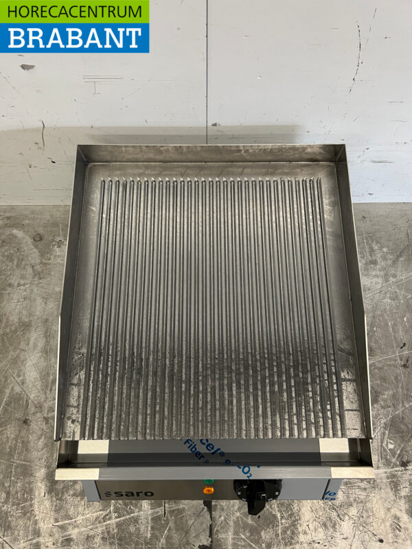 Saro Grillplatte aus Edelstahl 39,5 cm 230V Horeca – Bild 4