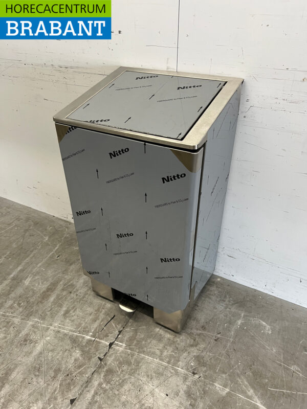 Saro Müllsackhalter aus Edelstahl Abfallbehälter Soft Close 120 Liter Catering – Bild 2