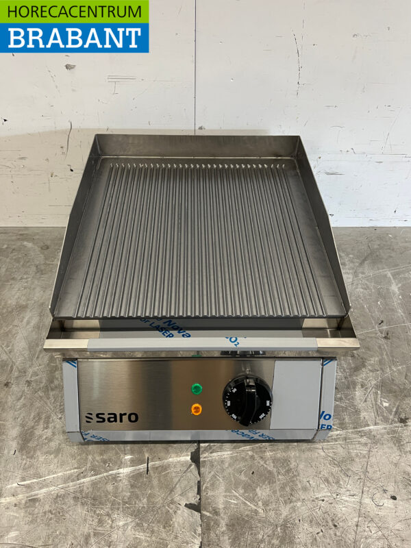Saro Grillplatte aus Edelstahl 39,5 cm 230V Horeca
