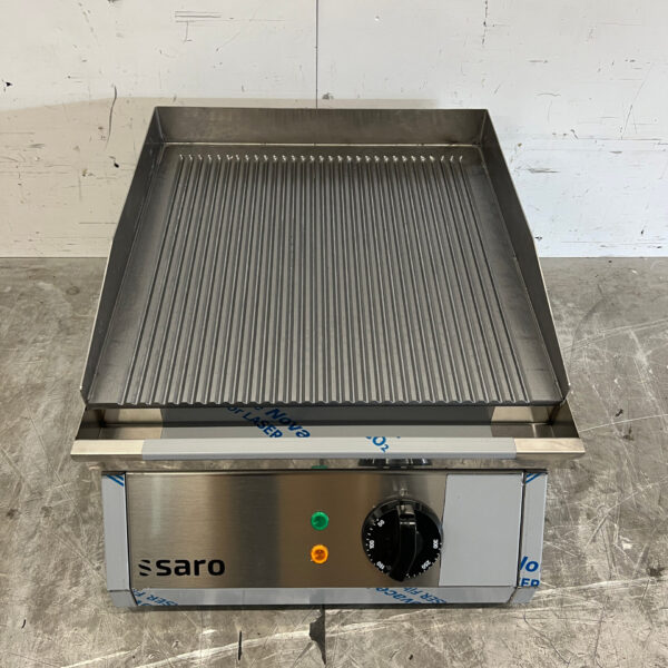 Saro Grillplatte aus Edelstahl 39,5 cm 230V Horeca