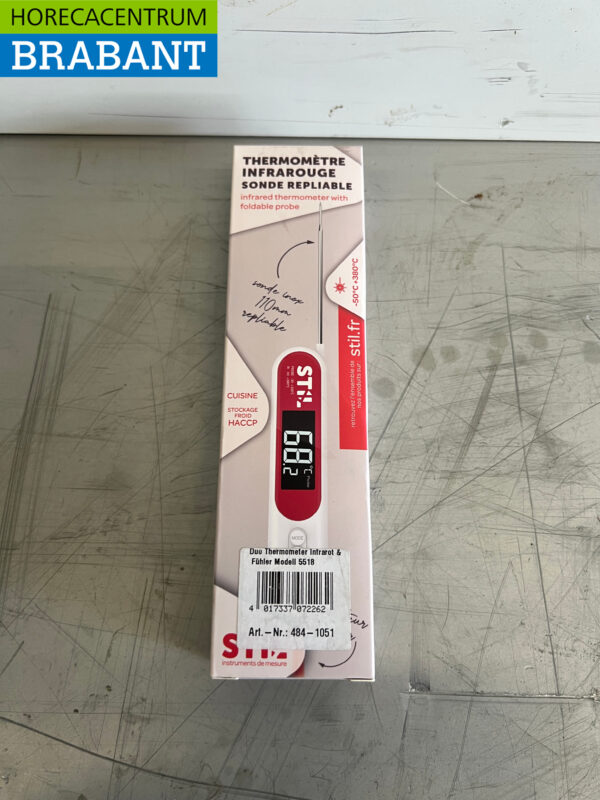 Duo-Thermometer Infrarot & Sonde Horeca