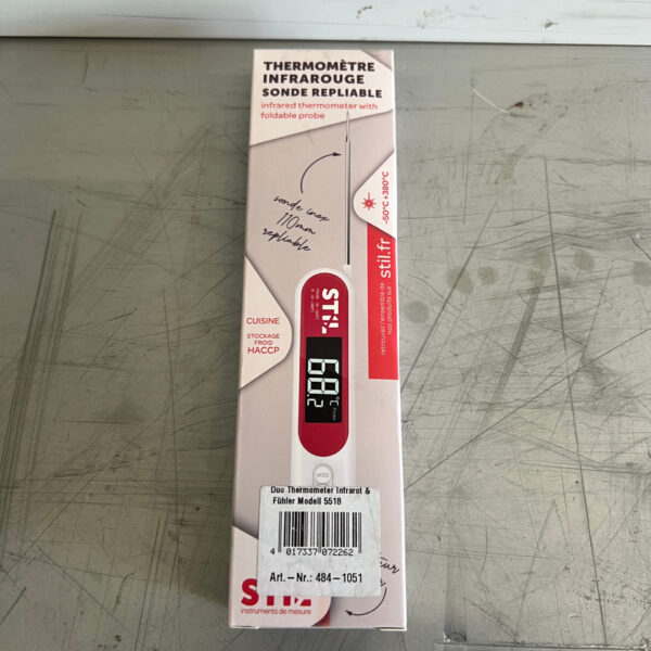 Duo-Thermometer Infrarot & Sonde Horeca