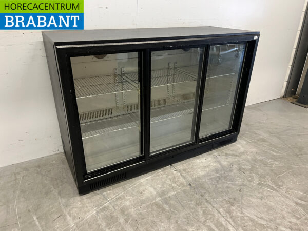 Bar Kühlung Backbar Kühlung 3 Schiebetüren 133,5 cm 230V Horeca – Bild 3