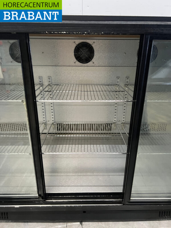 Bar Kühlung Backbar Kühlung 3 Schiebetüren 133,5 cm 230V Horeca – Bild 4