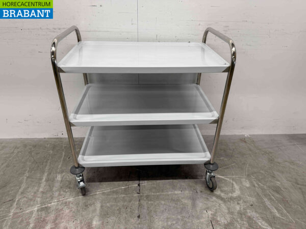 Saro Servierwagen aus Edelstahl 86 cm Catering