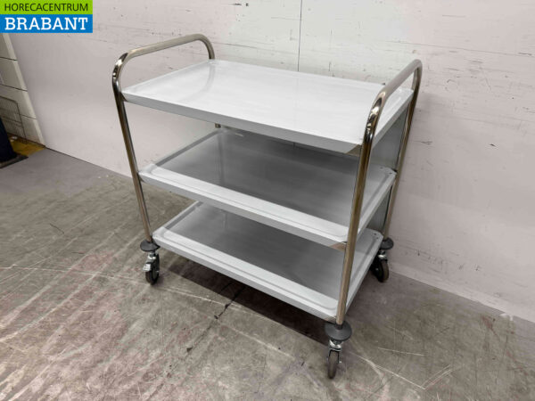Saro Servierwagen aus Edelstahl 86 cm Catering – Bild 3
