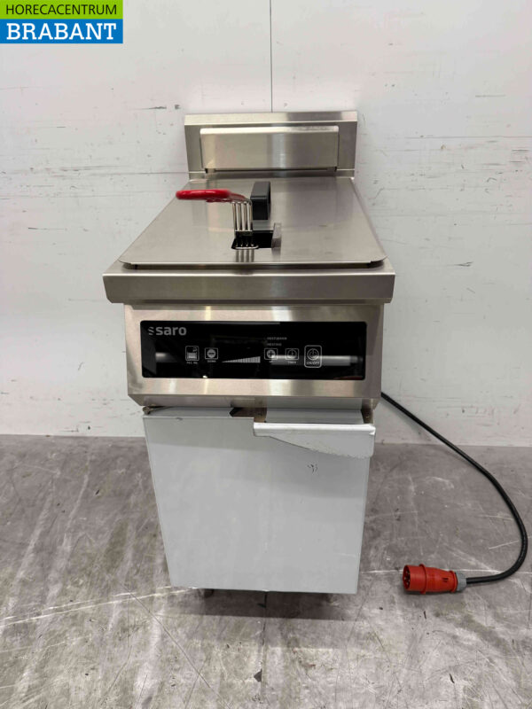 Saro Induktionsfritteuse aus Edelstahl 30 Liter 400V Horeca