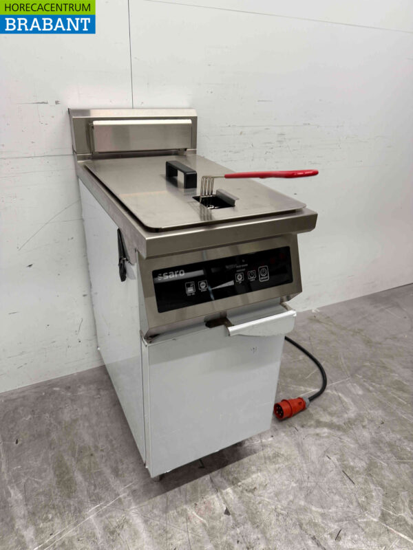 Saro Induktionsfritteuse aus Edelstahl 30 Liter 400V Horeca – Bild 3