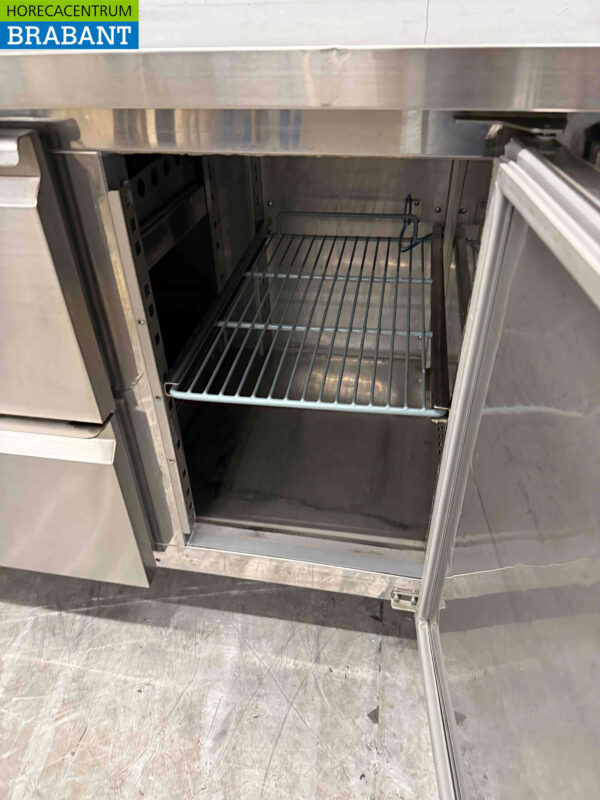 Ecofrost gekühlte Werkbank aus Edelstahl 4 Schubladen und 1 Tür 179.5 230V Horeca – Bild 6