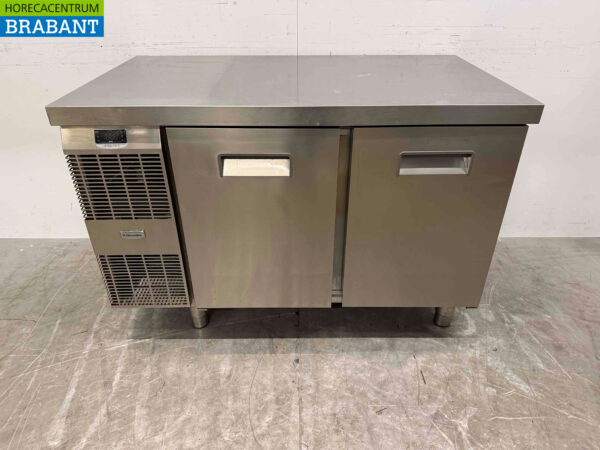 Edelstahl Electrolux Kühlvitrine 2 Türen 124 cm 230V Horeca