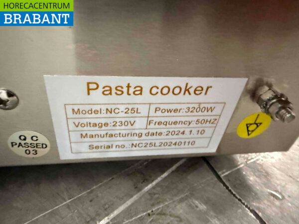 Nudelkocher aus Edelstahl 25 Liter 230V Horeca – Bild 6