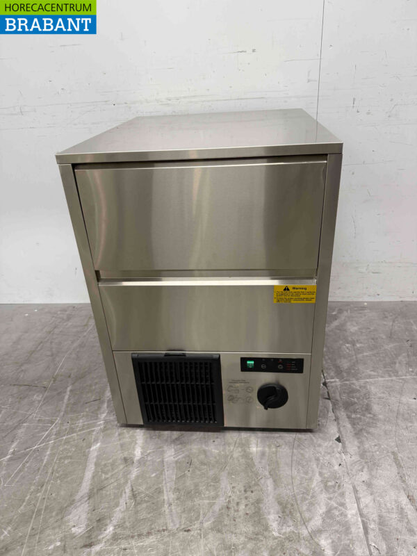 Eiswürfelbereiter aus Edelstahl 60 kg/24h 230V Horeca