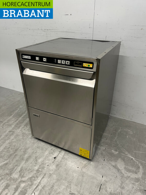 Edelstahl Zanussi LS6EAH Geschirrspüler Frontlader 400V Catering – Bild 2