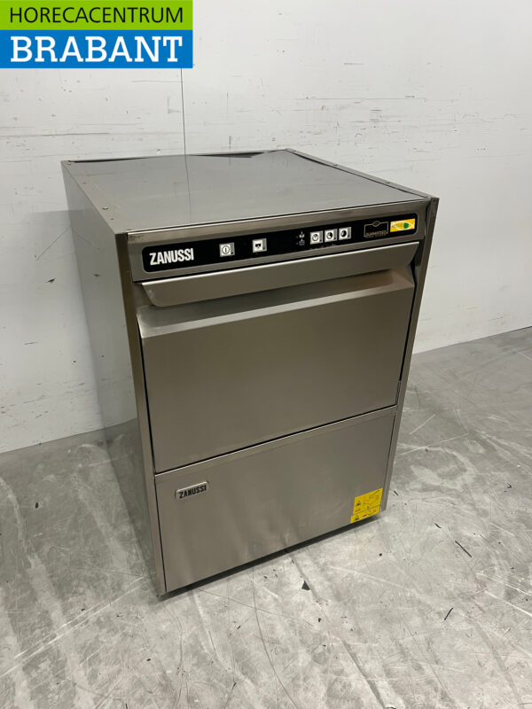 Edelstahl Zanussi LS6EAH Geschirrspüler Frontlader 400V Catering – Bild 3