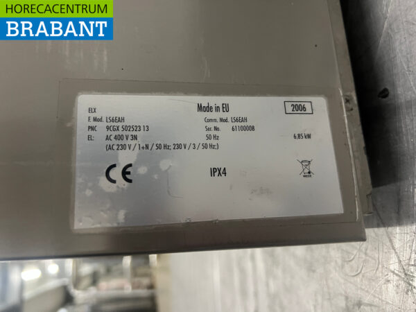 Edelstahl Zanussi LS6EAH Geschirrspüler Frontlader 400V Catering – Bild 6