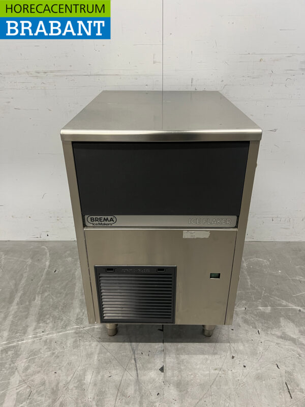 Edelstahl Brema Peeling-Eismaschine 104 kg pro Tag 230V Horeca