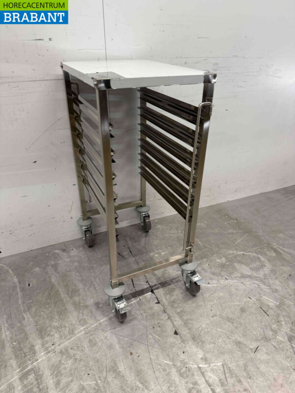 Edelstahl Trolley 6 x 1/1 GN gastronorm 95 cm Catering – Bild 2