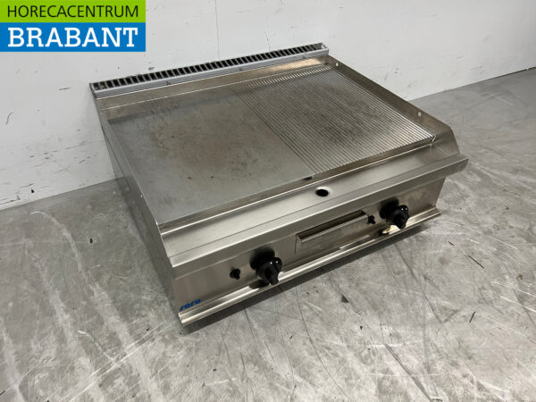 Casta Backblech aus Edelstahl Glatt und gerippt 80 cm PROPAAN Horeca – Bild 3