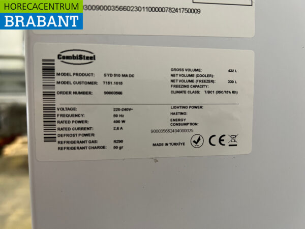 Mobile Combisteel Ladentiefkühltruhe Gefrierschrank 461 Liter 230V Horeca – Bild 5