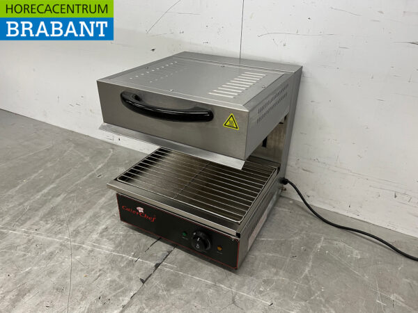 Caterchef Salamander aus Edelstahl 45 cm 230V Horeca – Bild 2