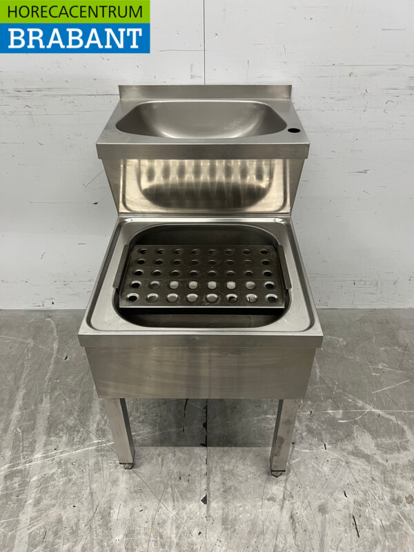 Edelstahl Doppelspüle Spüle 50 cm Horeca