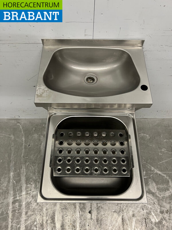 Edelstahl Doppelspüle Spüle 50 cm Horeca – Bild 4