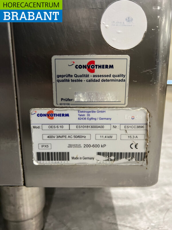 Edelstahl Convotherm Combisteamer 7 x 1/1 GN 400V Horeca – Bild 6