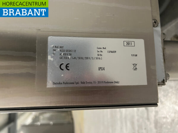Edelstahl Zanussi NHT Durchlaufgeschirrspüler 400V Horeca – Bild 7