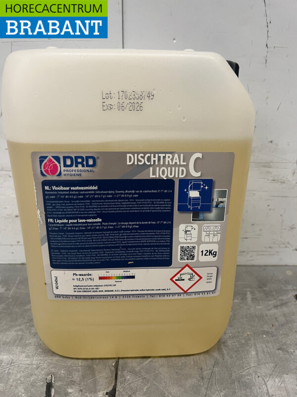 DRD Dischtral Liquid C Flüssiges Geschirrspülmittel 12 kg Horeca – Bild 4