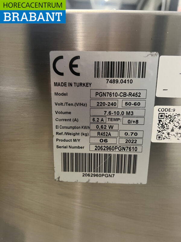 Edelstahl Combisteel Einsatz Kühlhaus 10m3 230V Horeca – Bild 5
