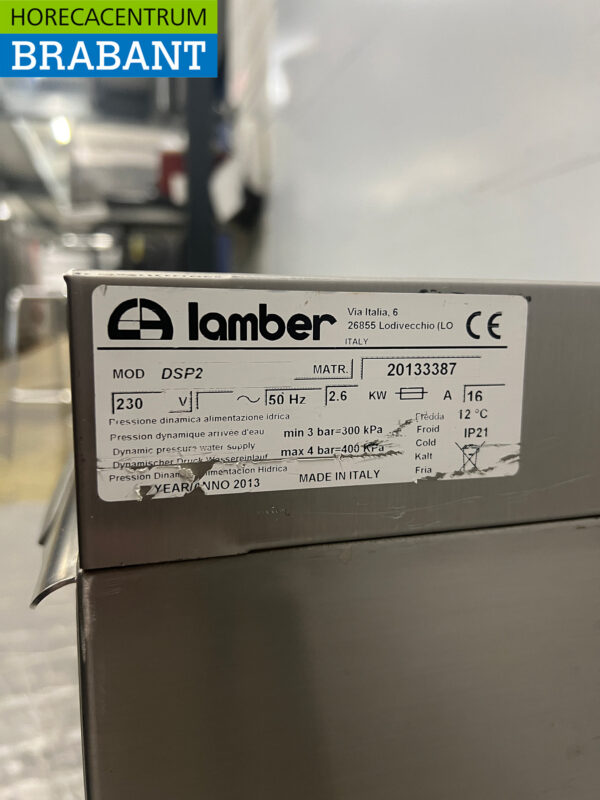 Lambert Gläserspüler aus Edelstahl 230V Catering – Bild 8
