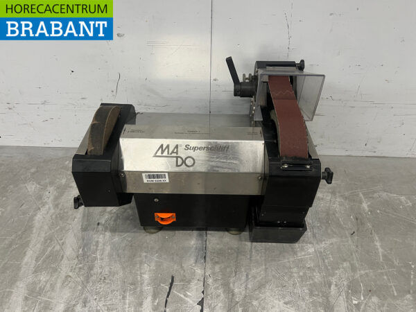 Mado Superschliff Schleifmaschine aus Edelstahl Bandschleifer 400V Horeca