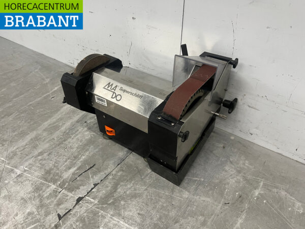 Mado Superschliff Schleifmaschine aus Edelstahl Bandschleifer 400V Horeca – Bild 2