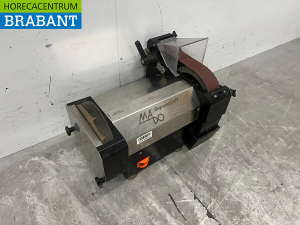 Mado Superschliff Schleifmaschine aus Edelstahl Bandschleifer 400V Horeca – Bild 3