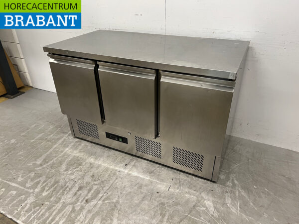 Maxxfrost gekühlte Werkbank aus Edelstahl 3 Türen 137 cm 230V Horeca – Bild 2