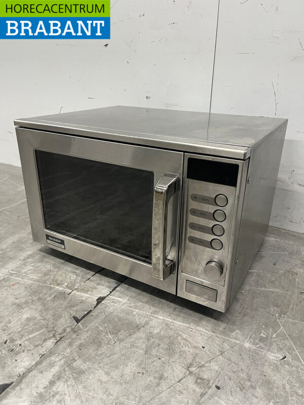 Edelstahl Sharp Mikrowelle 2100 Watt 230V Horeca – Bild 2