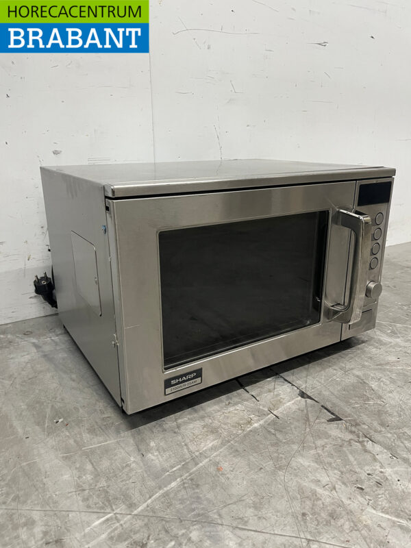 Edelstahl Sharp Mikrowelle 2100 Watt 230V Horeca – Bild 3