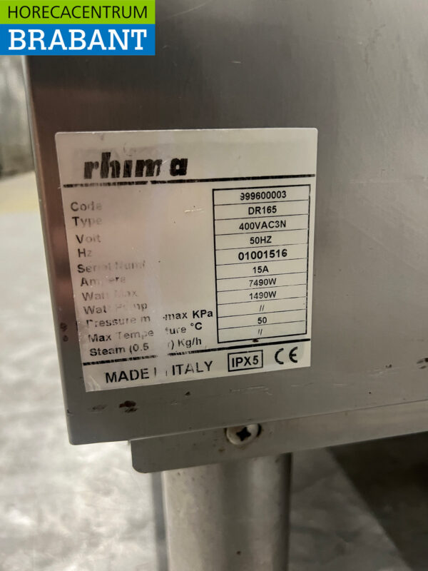 Rhima DR165 Werkzeugunterlegscheibe aus Edelstahl 400V Catering – Bild 7