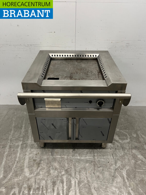 Edelstahl Teppanyaki Grillpfanne 80 cm GAS Horeca