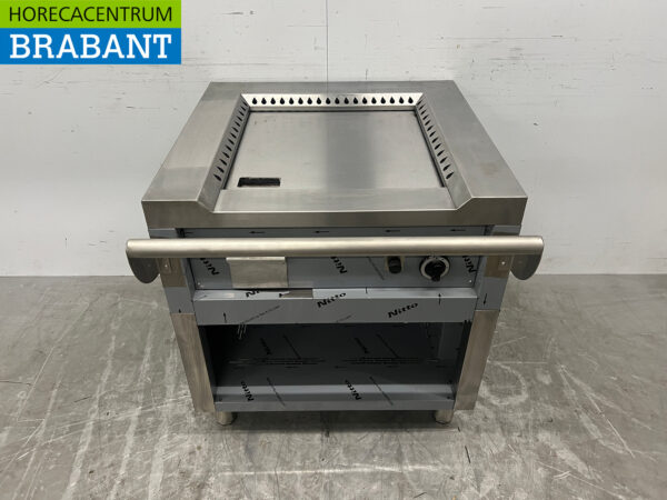 Edelstahl Teppanyaki Grillpfanne 80 cm GAS Horeca