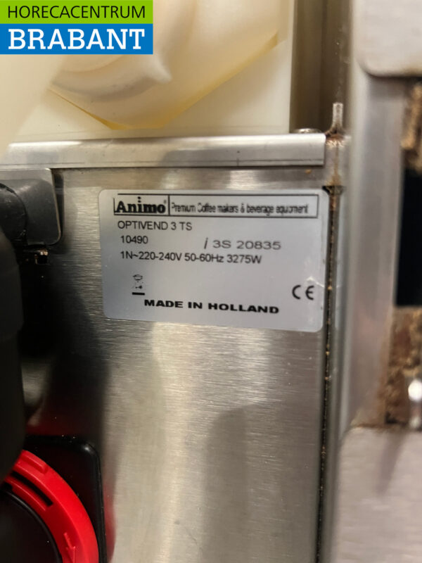 SS Animo Optivend 3 Kaffeemaschine 230V Horeca – Bild 5