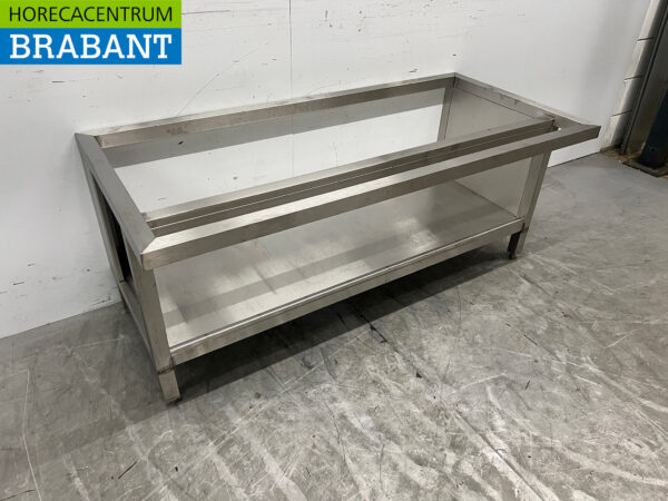 Sockel aus Edelstahl 140 x 65 x 59,5 cm Catering – Bild 3