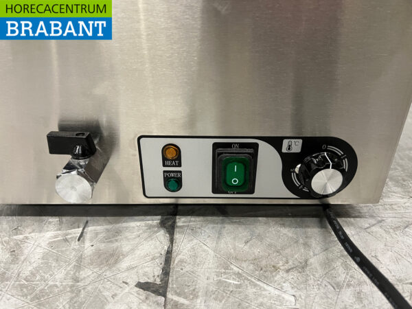 Edelstahl HCB Bain marie 4 x 1/4 GN 230V Horeca – Bild 4