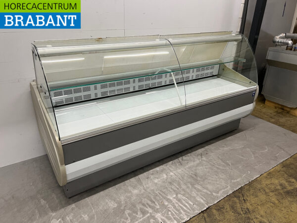 DGD Kühlvitrine Snackvitrine Kühlvitrine 248,5 cm 230V Cafeteria Pommesbude Catering Catering – Bild 2