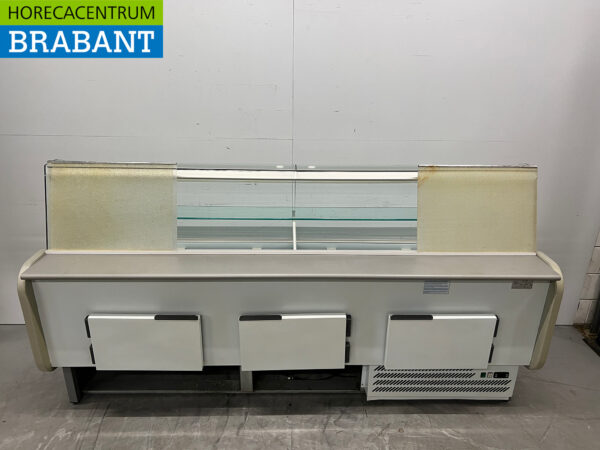DGD Kühlvitrine Snackvitrine Kühlvitrine 248,5 cm 230V Cafeteria Pommesbude Catering Catering – Bild 6