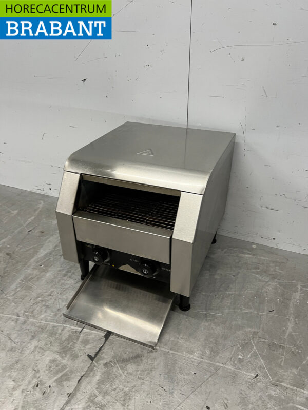 Edelstahl Durchlauftoaster Brotröster Durchlaufofen 200 Stück 230V Catering – Bild 2