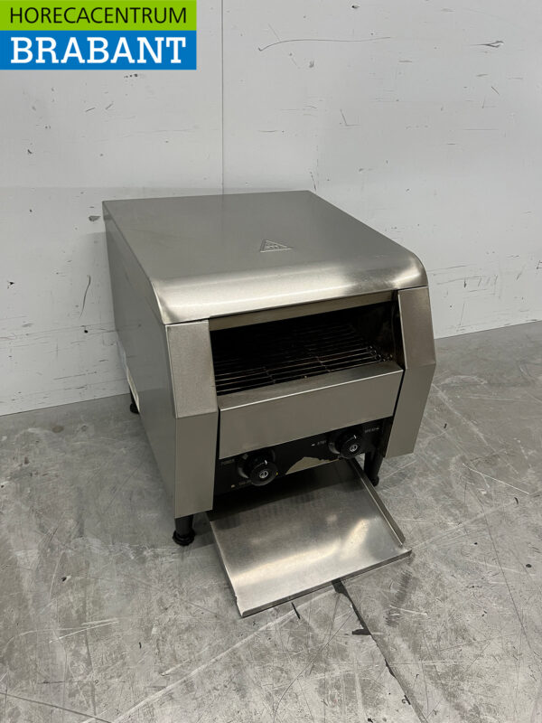 Edelstahl Durchlauftoaster Brotröster Durchlaufofen 200 Stück 230V Catering – Bild 3