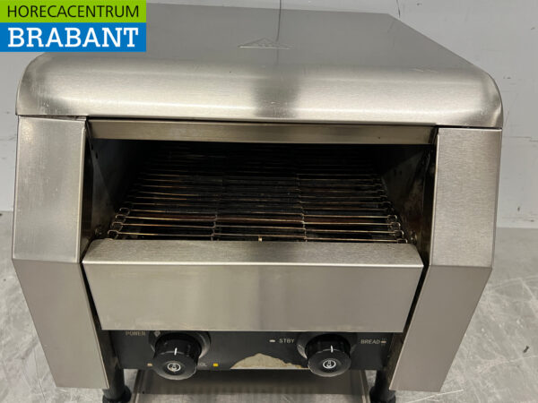 Edelstahl Durchlauftoaster Brotröster Durchlaufofen 200 Stück 230V Catering – Bild 4